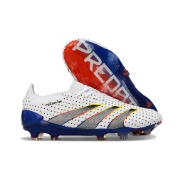 Botas adidas Predator Elite FG Blanco Rojo Azul Gris