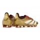 Botas adidas Predator Elite FG Dorado Met Blanco Rojo