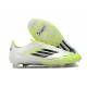 Zapatos adidas F50 Elite FG Blanco Negro Amarillo