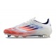 Zapatos adidas F50 Elite FG Blanco Rojo Azul