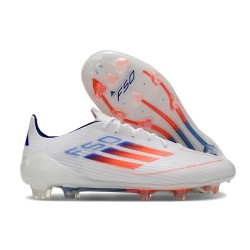 Zapatos adidas F50 Elite FG Blanco Rojo Azul