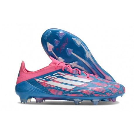 Zapatos adidas F50 Elite FG Solar Azul Ftwr Blanco Solar Rosa