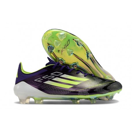 Zapatos adidas F50 Elite FG Morado Unity Blanco Limón Lúcido