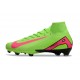 Nike Air Zoom Mercurial Superfly X Elite FG Verde Rosa