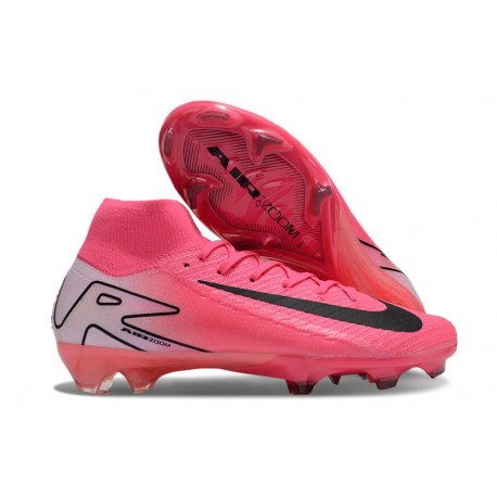 Botas Nike Mercurial Superfly 10 Elite FG Rosa Blanco Negro