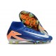 Botas Nike Mercurial Superfly 10 Elite FG Azul Blanco Naranja