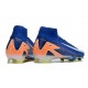 Botas Nike Mercurial Superfly 10 Elite FG Azul Blanco Naranja