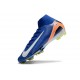 Botas Nike Mercurial Superfly 10 Elite FG Azul Blanco Naranja