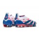 adidas Predator Elite Laceless Cesped Natural Seco Ftwr Blanco Solar Azul Solar Rosa