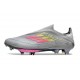 Zapatillas de Futbol adidas F50 + LL FG Gris Rosa Amarillo