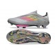 Zapatillas de Futbol adidas F50 + LL FG Gris Rosa Amarillo