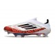 Zapatillas de Futbol adidas F50 + LL FG Blanco Rojo Negro