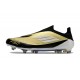 adidas F50 Elite Sin Cordones FG Dorado Met Negro Blanco