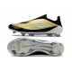 adidas F50 Elite Sin Cordones FG Dorado Met Negro Blanco