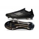 adidas F50 Elite Sin Cordones FG Negro Hierro Met Dorado Met