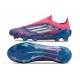 adidas F50 Elite Sin Cordones FG Solar Azul Ftwr Blanco Solar Rosa