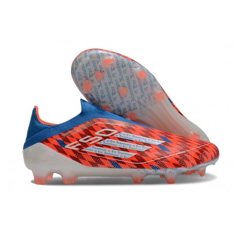 adidas F50 Elite Sin Cordones FG Rojo Blanco Azul