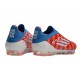 adidas F50 Elite Sin Cordones FG Rojo Blanco Azul