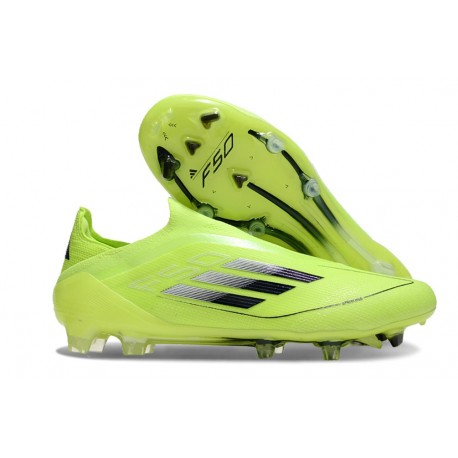 adidas F50 Elite Sin Cordones FG Amarillo Solar Negro