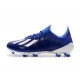 Zapatos de Futbol adidas X 19.1 FG Azul Blanco