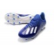 Zapatos de Futbol adidas X 19.1 FG Azul Blanco