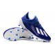 Zapatos de Futbol adidas X 19.1 FG Azul Blanco