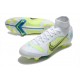 Nike Mercurial Superfly 8 Elite FG Blanco Azul Amarillo