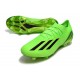 Botas de fútbol adidas X SPEEDPORTAL.1 FG Solar Verde Negro Amarillo